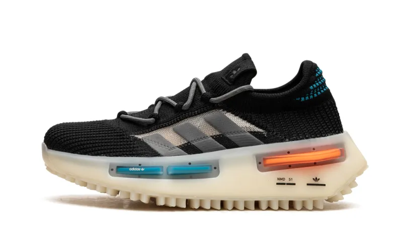 Adidas NMD NMD S1 'Core Black Blue Orange'